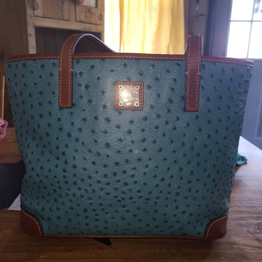Dooney & Bourke ostrich tote